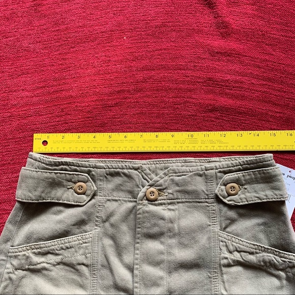 NWT Free People Willow Mini Skirt Moss Size 12 - Picture 2 of 9
